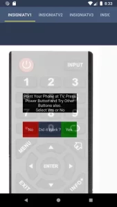 Insignia TV Remote