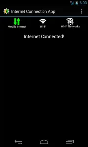 internet connection