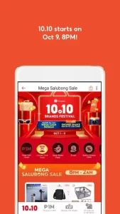Shopee PH: 10.10 Sale