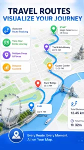 Location History Map Tracker