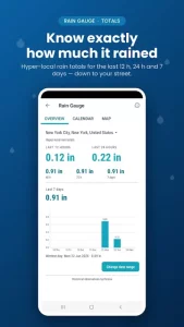 Rain Gauge App & Dark Sky Tech