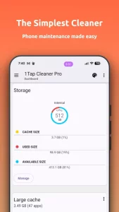 1Tap Cleaner (clear cache)