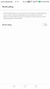 Wifi Calling