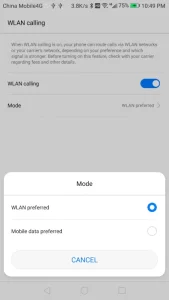 Wifi Calling