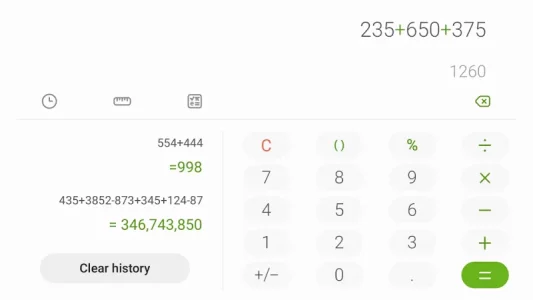 Samsung Calculator