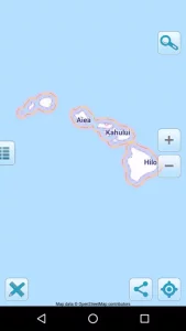 Map of Hawaii offline