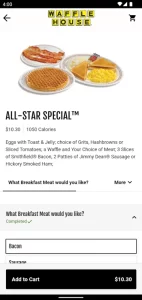 Waffle House Ordering