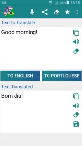 Portuguese English Translator