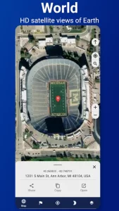 3D Earth Map - Satellite View