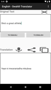 English - Swahili Translator