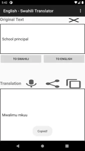 English - Swahili Translator