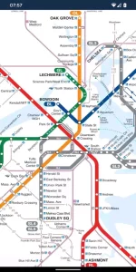 Boston Subway Map