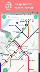 Boston T Map & Routing