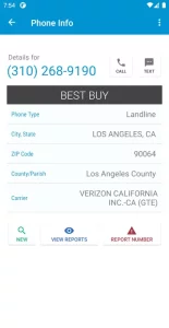 Reverse Lookup: Phone Search